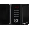 Kuchenka mikrofalowa AMICA AMMF23E1GFB 1250W beztalerzowa pojemność 23L FullFlat Czarny Funkcje podstawowe Rozmrażanie