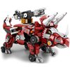 Klocki plastikowe REOBRIX MechaDino Triceratops 33003 Materiał Plastik