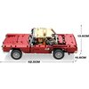 Klocki plastikowe REOBRIX Technologie Klasyczne auto Vintage 280SL Zdalne sterowanie 11005-D Liczba elementów [szt] 1578