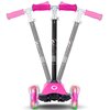 Hulajnoga dla dzieci EVO Light Up Mini Cruiser Scooter Różowy Regulacja wysokości kierownicy Tak