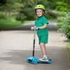 Hulajnoga dla dzieci EVO Light Up Mini Cruiser Scooter Błękitny Pompowane koła Nie