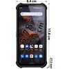 Smartfon OUKITEL WP 19 8/256GB 6.78" 90Hz Czarny WP19-BK CHOUT OL Aparat Tylny 64 Mpx + 2 Mpx + 20 Mpx, Przedni 16 Mpx