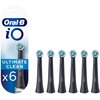 Oryginalna końcówka szczoteczki magnetycznej ORAL-B iO Ultimate Clean Czarny (6 szt.) (Skuteczne czyszczenie) Kolor Czarny