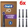 Oryginalna końcówka szczoteczki ORAL-B iO Radiant White Czarny (6 sztuk) (Polerująca)