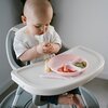 Talerz BABYONO 1482/02 Różowy Wykonanie Silikon