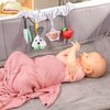 Kocyk BABYONO 1478/01 Różowy Przeznaczenie Do łóżeczka lub wózka