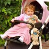 Kocyk BABYONO 1478/01 Różowy Kolor Różowy