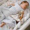 Kocyk BABYONO 1479/02 Szary Płeć Chłopiec