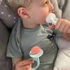 Gryzak BABYONO Snail 1597 01 Różowy Kolor Różowy