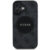 Etui GUESS 4G Circle Classic Logo MagSafe do Apple iPhone 16 Czarny Model telefonu iPhone 16