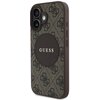 Etui GUESS 4G Circle Classic Logo MagSafe do Apple iPhone 16 Brązowy Seria telefonu iPhone