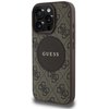 Etui GUESS 4G Circle Classic Logo MagSafe do Apple iPhone 16 Pro Max Brązowy Seria telefonu iPhone