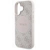 Etui GUESS 4G Circle Classic Logo MagSafe do Apple iPhone 16 Różowy Typ Etui magnetyczne
