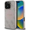 Etui GUESS 4G Circle Classic Logo MagSafe do Apple iPhone 16 Pro Max Różowy