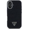 Etui GUESS Denim Triangle Logo MagSafe do Apple iPhone 16 Czarny Model telefonu iPhone 16