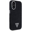 Etui GUESS Denim Triangle Logo MagSafe do Apple iPhone 16 Czarny Kompatybilność Apple iPhone 16