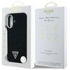 Etui GUESS Denim Triangle Logo MagSafe do Apple iPhone 16 Czarny Marka telefonu Apple
