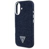 Etui GUESS Denim Triangle Logo MagSafe do Apple iPhone 16 Niebieski Typ Etui magnetyczne