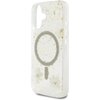 Etui GUESS Resin Flowers Glitter MagSafe do Apple iPhone 16 Beżowy Typ Etui magnetyczne