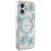 Etui GUESS Resin Flowers Glitter MagSafe do Apple iPhone 16 Turkusowy Kompatybilność Apple iPhone 16