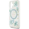 Etui GUESS Resin Flowers Glitter MagSafe do Apple iPhone 16 Turkusowy Typ Etui magnetyczne