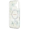 Etui GUESS Resin Flowers Glitter MagSafe do Apple iPhone 16 Turkusowy Typ Etui nakładka
