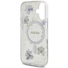 Etui GUESS Resin Flowers Glitter MagSafe do Apple iPhone 16 Fioletowy Typ Etui nakładka