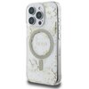 Etui GUESS Resin Flowers Glitter MagSafe do Apple iPhone 16 Pro Max Beżowy Seria telefonu iPhone