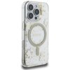 Etui GUESS Resin Flowers Glitter MagSafe do Apple iPhone 16 Pro Max Beżowy Kompatybilność Apple iPhone 16 Pro Max