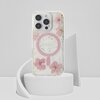 Etui GUESS Resin Flowers Glitter MagSafe do Apple iPhone 16 Pro Max Różowy Etui wodoszczelne Nie