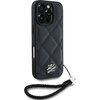 Etui KARL LAGERFELD Quilted Initial Logo & Chain Strap do Apple iPhone 16 Pro Czarny Model telefonu iPhone 16 Pro
