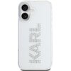 Etui KARL LAGERFELD IML Rhinestones Logo do Apple iPhone 16 Przezroczysty Model telefonu iPhone 16