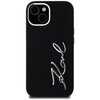 Etui KARL LAGERFELD Silicone Metal Script Logo do Apple iPhone 15 Czarny Model telefonu iPhone 15