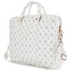 Torba GUESS 4G Peony Front Pocket Zipper Triangle Logo 16 cali Biały Rodzaj Torba