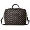 Torba GUESS 4G Peony Front Pocket Zipper Triangle Logo 16 cali Czarny