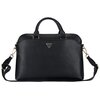 Torba GUESS Grained Zipper Pocket Triangle Logo 15 Czarny