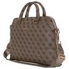 Torba GUESS 4G Zipper Pocket Triangle Logo 15 cali Brązowy Rodzaj Torba