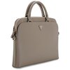 Torba GUESS Grained Zipper Pocket Triangle Logo 15 cali Brązowy Rodzaj Torba