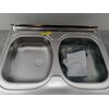 Zlewozmywak DEANTE Tango ZM6 020N Stalowy Komora 2 340 x 380 x 140 mm