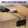 Organizer na kable ALLITY ASA-410 (3 szt.) Kolor Czarny