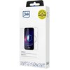 Białe opakowanie z logo "3mk" zawiera przezroczyste etui i szkło hartowane do Samsung Galaxy S25+, z oznaczeniem "Military Grade" oraz napisem "ComfortDuo™ Set 2-in-1". Na dole opakowania znajdują się ikony związane z ochroną urządzeń.