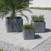 Donica PATIO Kubus 26545 Szary Materiał Tworzywo sztuczne