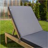 Leżak PATIO Roxane 47533 Brązowo-szary Z daszkiem Nie