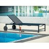 Leżak PATIO Alu Comfort 47958 Kolor Czarno-szary
