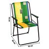 Krzesło ogrodowe PATIO Piccolo 48017 Wielokolorowy Materiał Bawełna