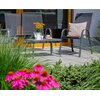 Zestaw mebli ogrodowych PATIO Manhattan Antracytowy Materiał wykonania siedziska Textilene