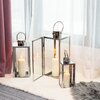 Lampion MY HOME Decor Silver Srebrny Kolor Srebrny