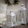Lampion MY HOME White Decor 66556 Biały Kolor Biały