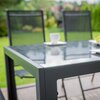 Stół ogrodowy PATIO Conrad Antracyt Z otworem na parasol Nie