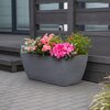 Donica PATIO Rillen 90142 Szary Obróbka Materiał odporny na warunki atmosferyczne